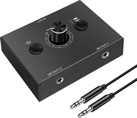 3.5mm audio junction box|Mint Box Audio Selector: 3.5mm Audio Switch.